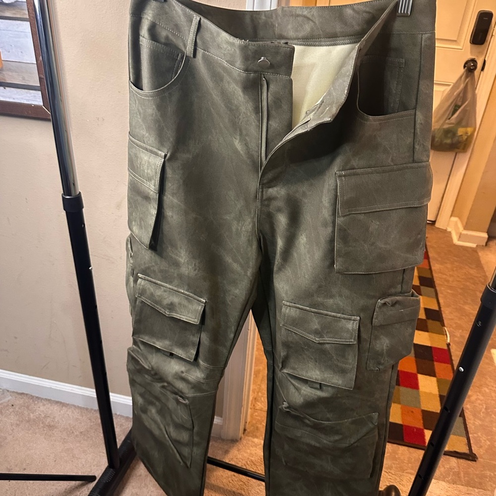 Olive Cargo Pants